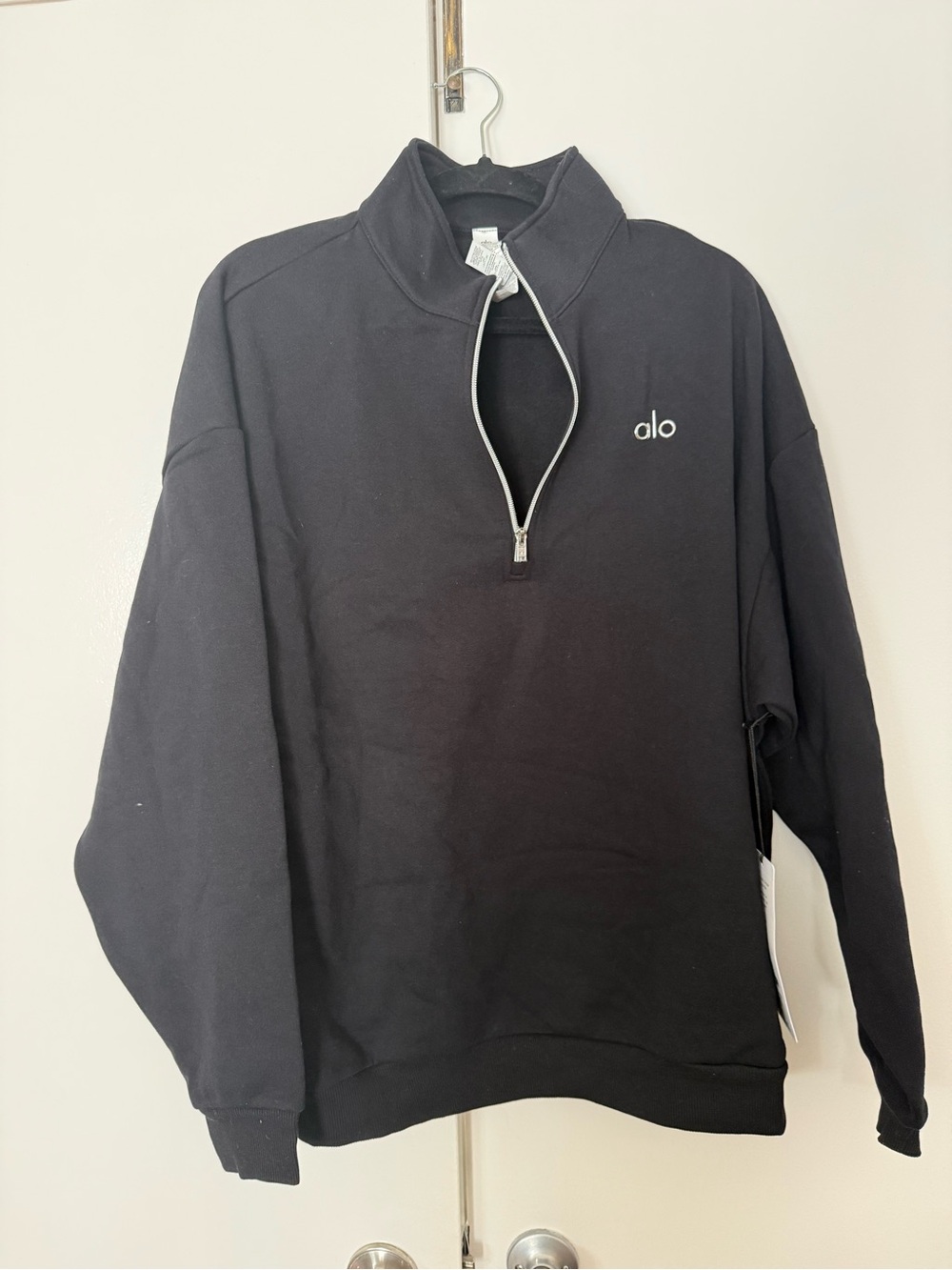 Alo yoga accolade 1/4 zip pullover nwt size large